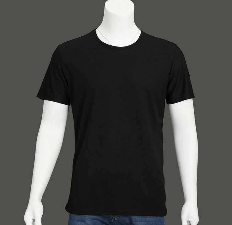 Men Clothing Quick-drying Waterproof Anti-fouling T-shirt Couple Half Sleeve Bottoming Shirt