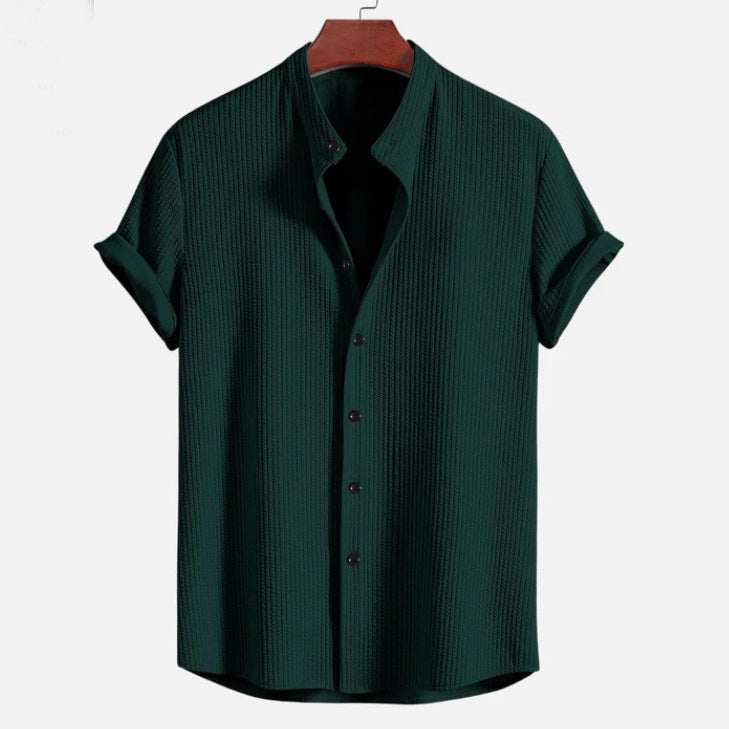 Short Sleeve Loose Shirt Top Summer Men's Clothing