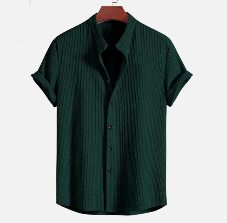 Short Sleeve Loose Shirt Top Summer Men's Clothing