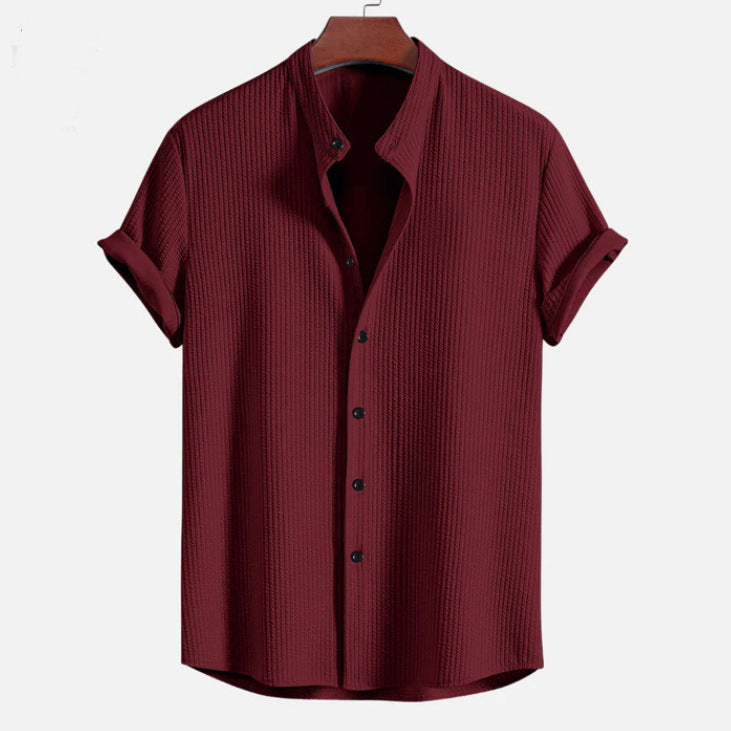 Short Sleeve Loose Shirt Top Summer Men's Clothing