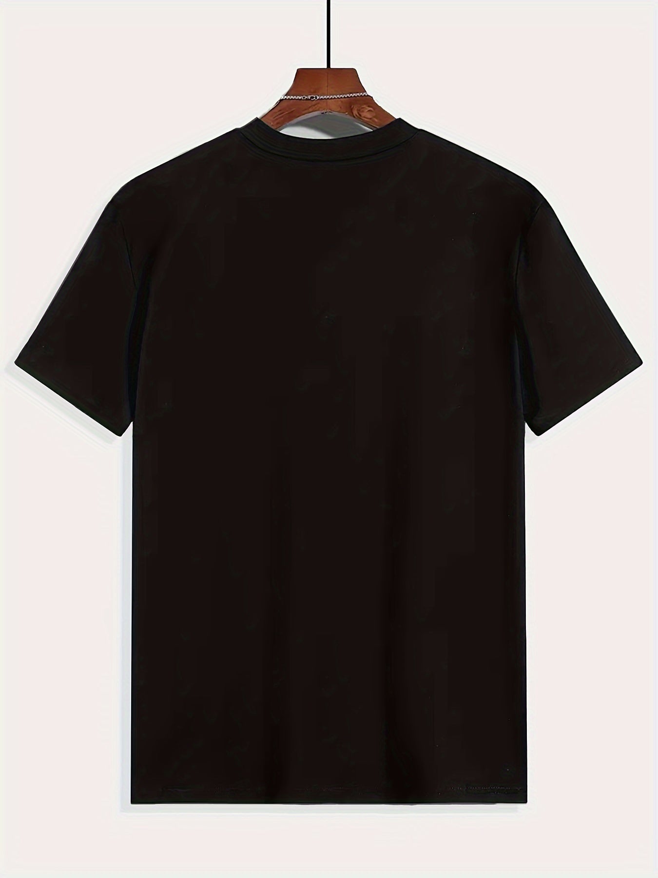 Casual Short Sleeved Round Neck T-shirt, Outdoor Men's Clothing