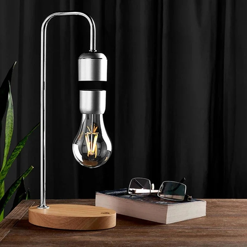 New Moon Night Lights Wireless Mobile Phone Charging Magnetic Levitation Lamp Table Room Decoration Lights Bedroom Desktop Lamps