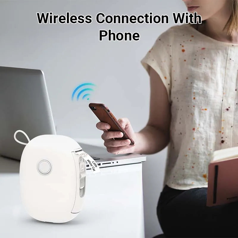 Mini Portable Thermal Printer Bluetooth Wireless Pocket Label