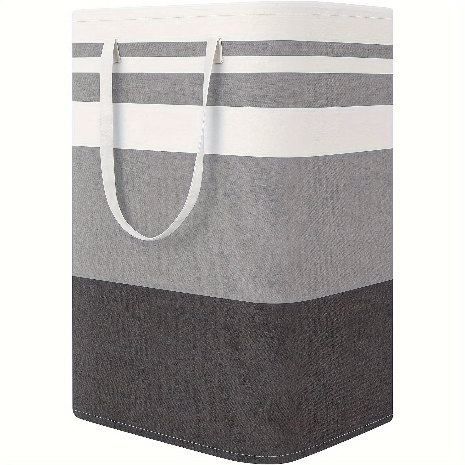 Large Laundry Basket, Waterproof, Freestanding Laundry Hamper, Collapsible Tall Clothes Hamper With Extended Handles