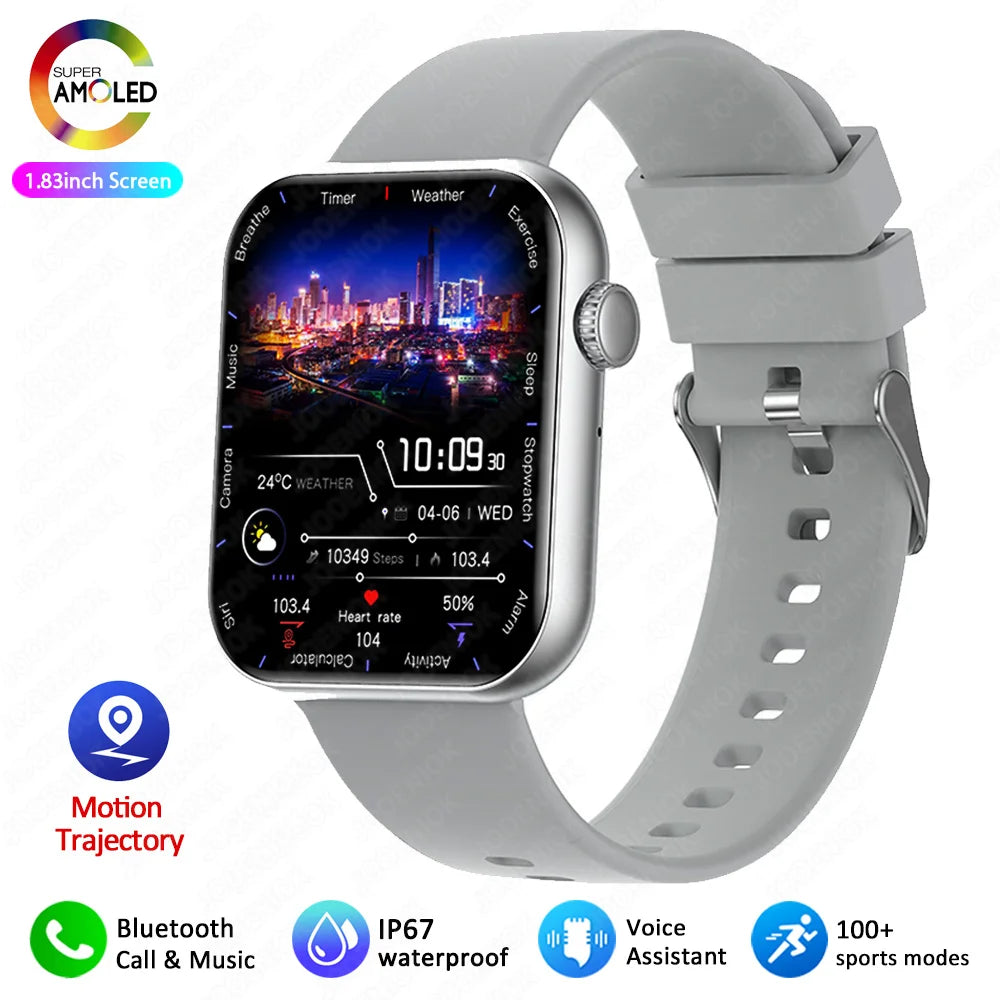 XIAOMI Smart Watch Full Touch Screen Bluetooth Call Heart Rate Waterproof Watches Sports Bracelet Smartwatch Women