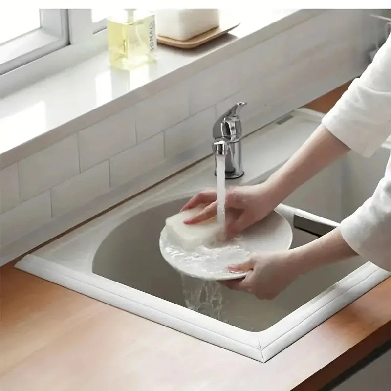 Sealed Self-adhesive Waterproof PVC Sticker,self-adhesive Waterproof Tape,Bathroom & Shower Sealing TapeForKitchen, Shower, Sink