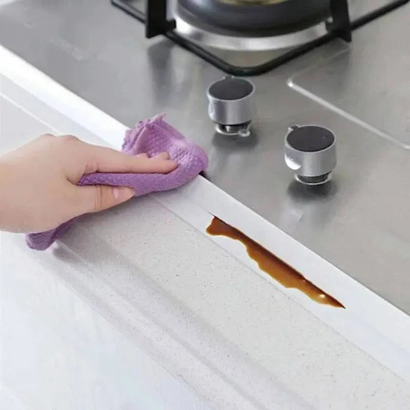 Sealed Self-adhesive Waterproof PVC Sticker,self-adhesive Waterproof Tape,Bathroom & Shower Sealing TapeForKitchen, Shower, Sink