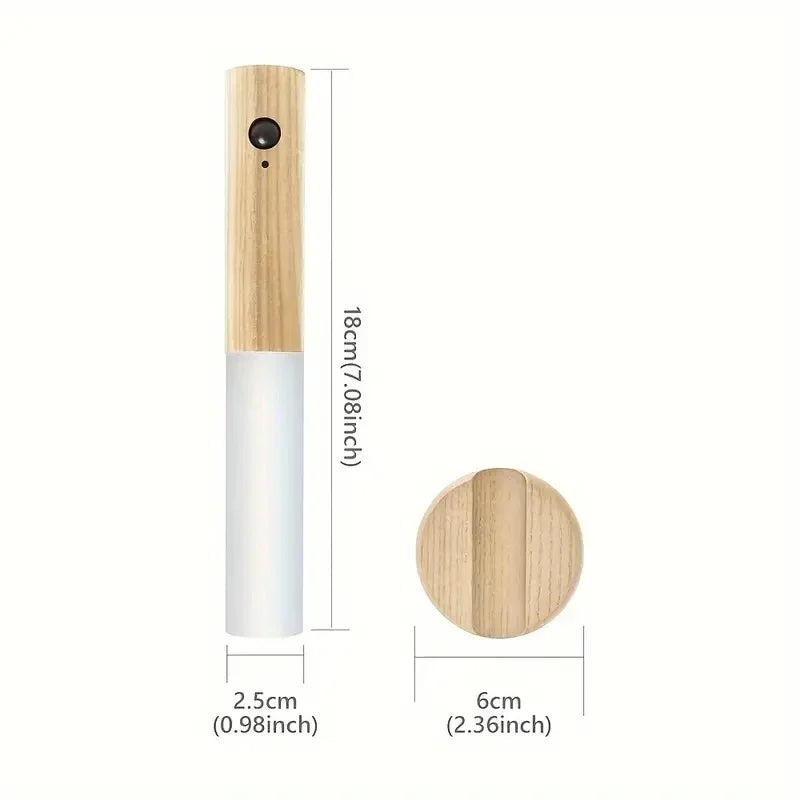 Intelligent Human Body Induction Night Light, LED Rechargeable Corridor Cabinet Wall Light, Household Toilet Wall Induction