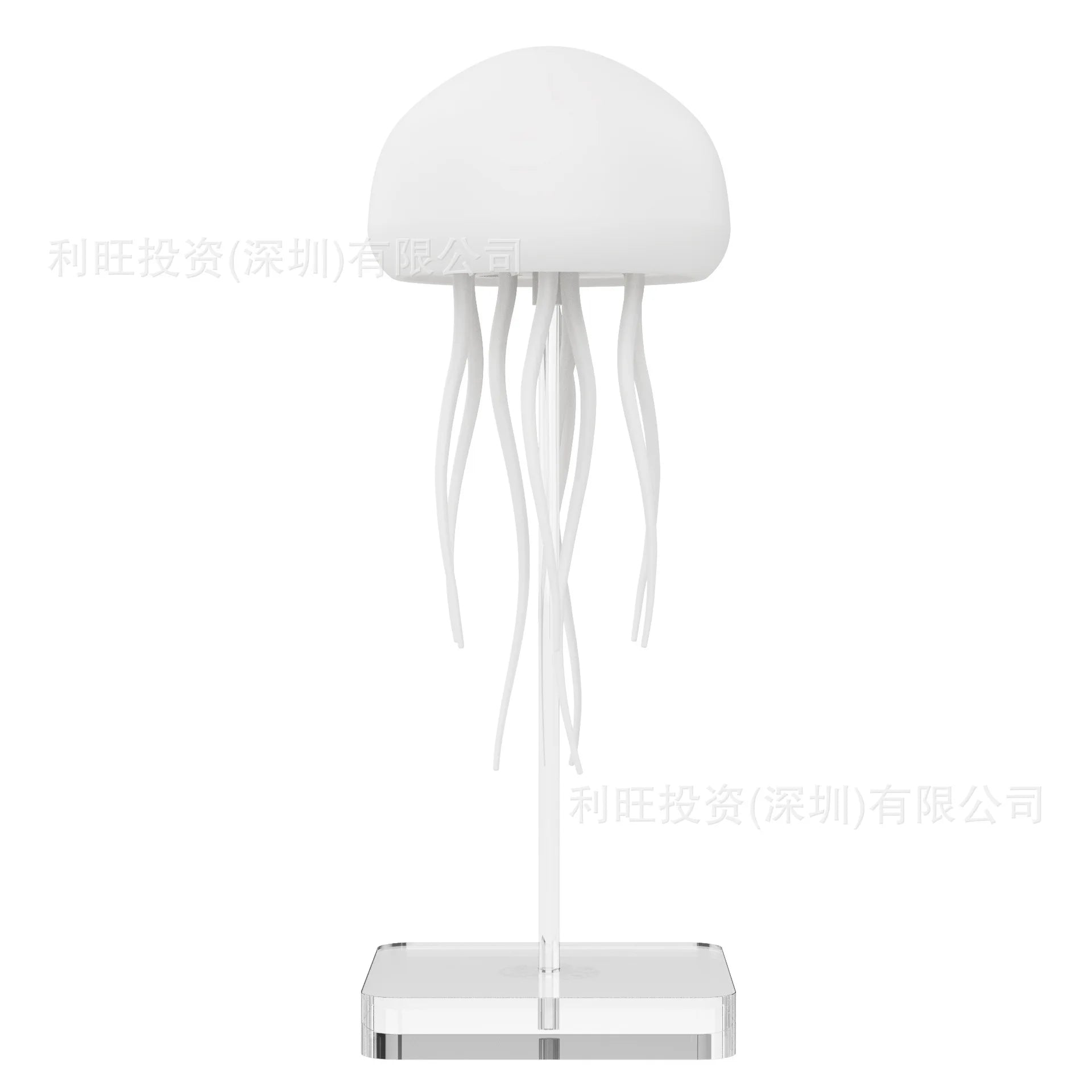 Cartoon Jellyfish Night Light RGB Gradient Cute Jellyfish Bedside Lamp Voice Control Type-C Charging LED Night Lamp