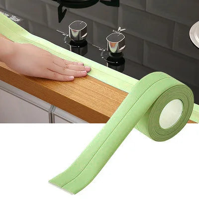 Sealed Self-adhesive Waterproof PVC Sticker,self-adhesive Waterproof Tape,Bathroom & Shower Sealing TapeForKitchen, Shower, Sink