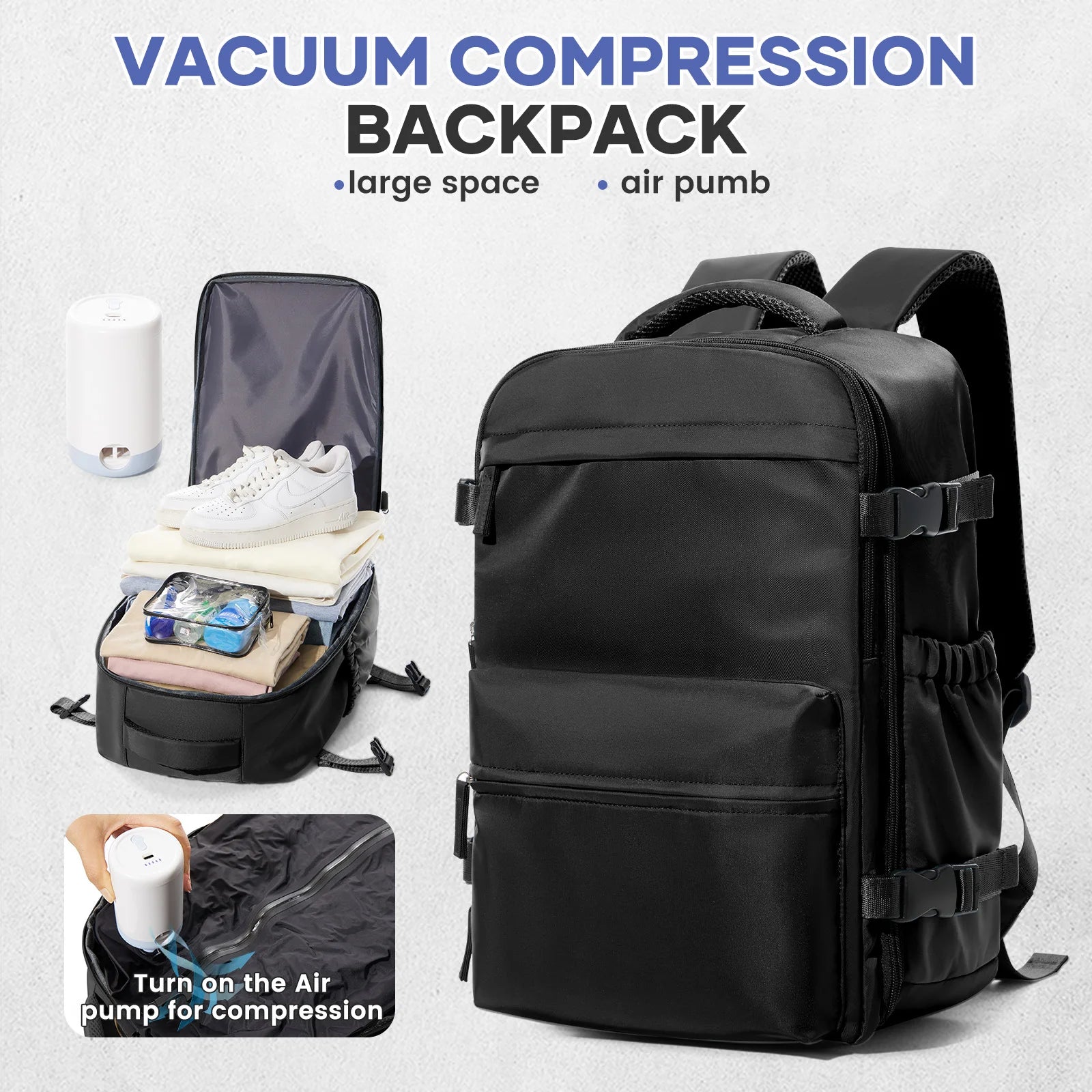 Vacuum Compression Travel Bag