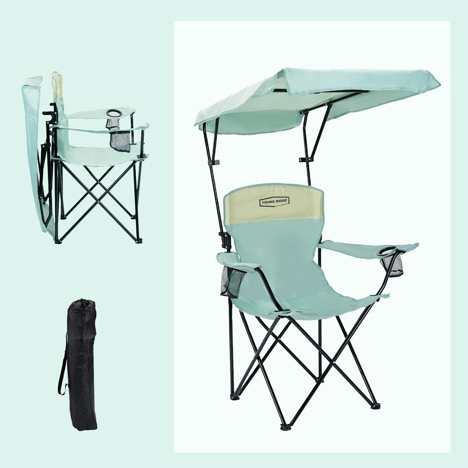 Camping Ceiling Armrest Chair Courtesy Audience Function Practical Super Strong Load Uv Protection
