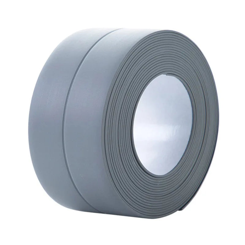 Sealed Self-adhesive Waterproof PVC Sticker,self-adhesive Waterproof Tape,Bathroom & Shower Sealing TapeForKitchen, Shower, Sink
