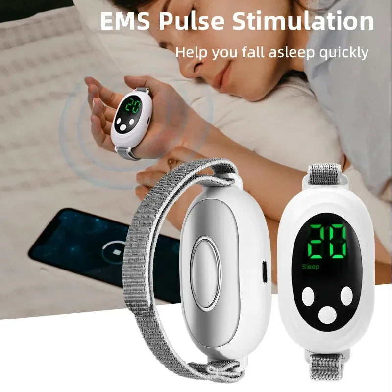Two modes, 20 levels of intensity, intelligent sleep device, anxiety relief, neurological sleep, insomnia, and soothing device