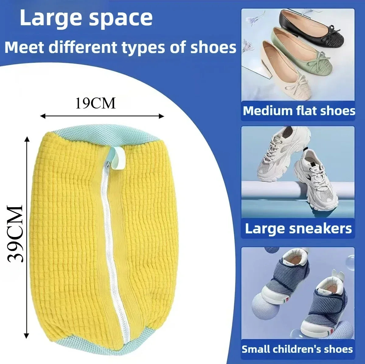 Self Cleaning Laundry Shoe Bag